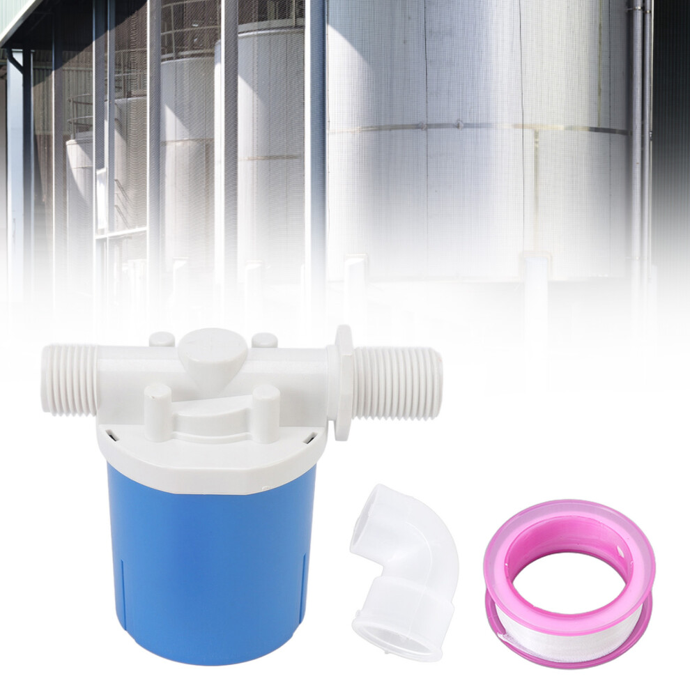 Plastic Compact Automatic Float Valve For Water Tank G3/4, Leakage Proof 8771372932115