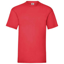 (XL, Red) Fruit of the Loom Mens Valueweight T-Shirt