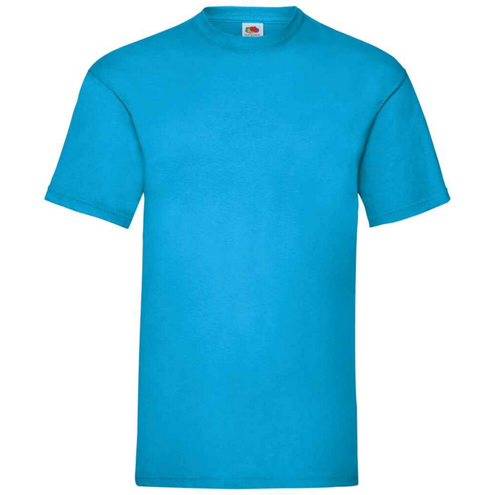 Fruit Of The Loom (Xxl, Azure) Mens Valueweight T-Shirt Multicoloured