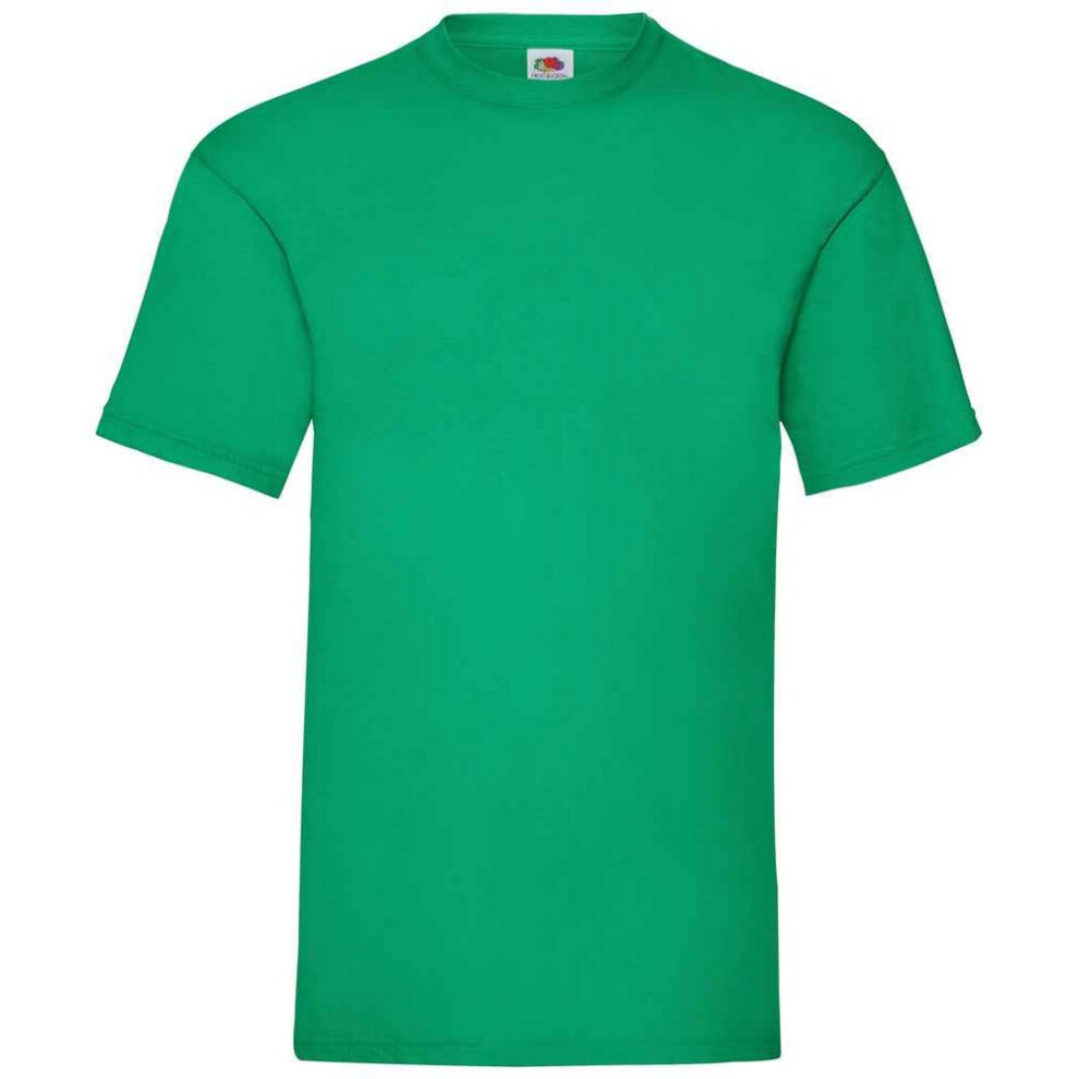 Fruit Of The Loom (L, Kelly ) Mens Valueweight T-Shirt Green