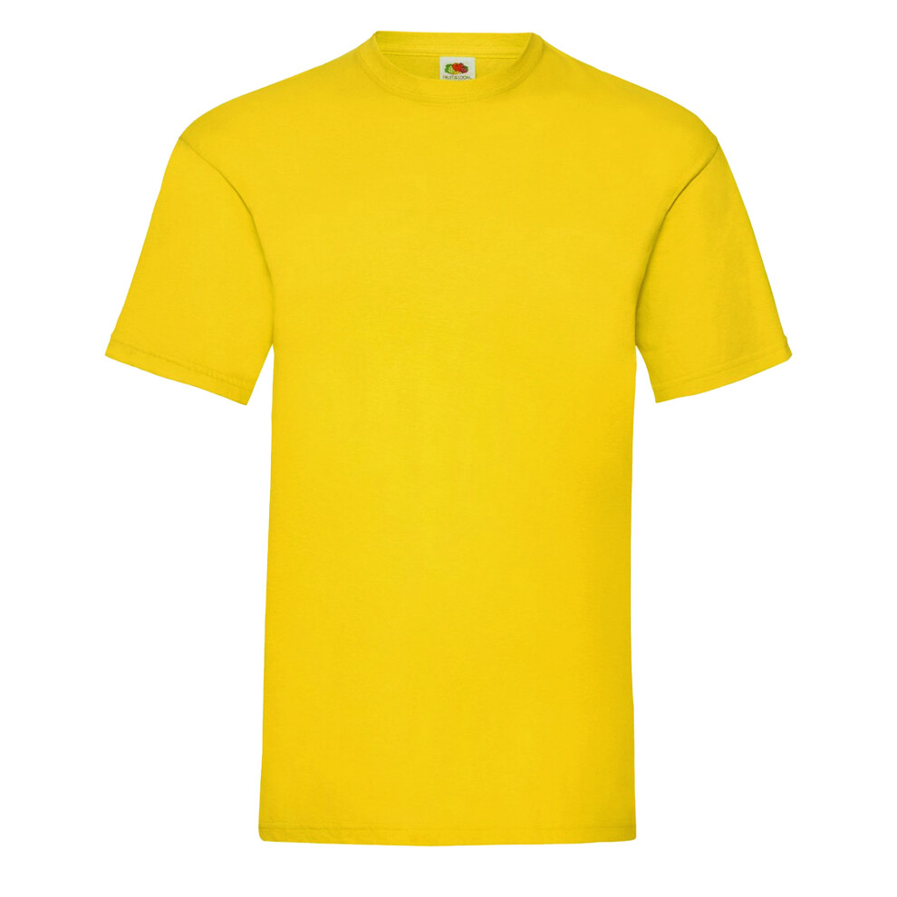 Fruit Of The Loom (M, ) Mens Valueweight T-Shirt Yellow