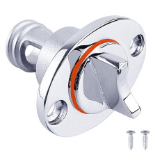 Marine Plug Kit Stainless Steel with Screws  Sealed Garboard Transom Boat Plugs