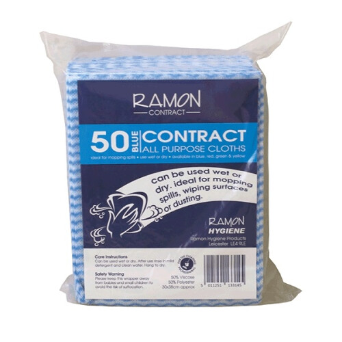 Ramon Contract All Purpose Cloths (Pack of 50)