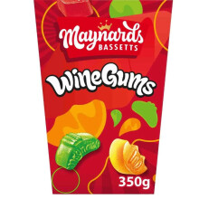 Maynards Bassetts Wine Gums Carton 350g Pack of 6