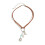 Bijoux occidentaux à la mode, collier avec-Collier K blanc 702 1