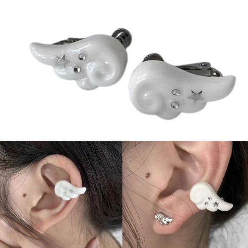 Boucle d'oreille élégante, manchette d'oreille confortable, Clip 1