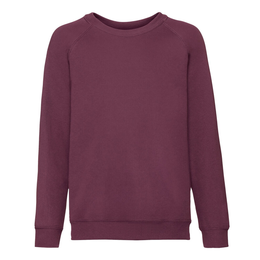 Fruit Of The Loom Childrens/Kids Classic Raglan Sweatshirt Multicoloured