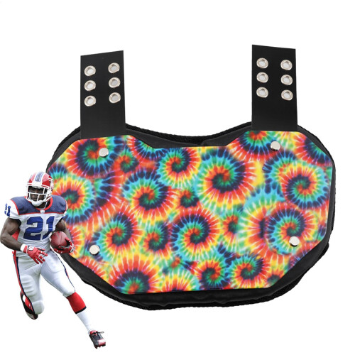 Back Plate Football  Youth Professional, Hard Shell Protector  Adjustable Lower Back Pads
