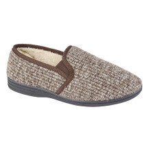 (8 UK, Brown) Zedzzz Mens Keith Fluffy Classic Slippers