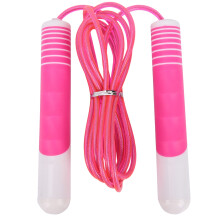 Ergonomic Jump Rope for Kids, Adjustable Steel Wire TPU Tube ABS Handle for Outdoor Fitness Exercise, Durable Anti-Rust Anti-Slip Portable Lightweight