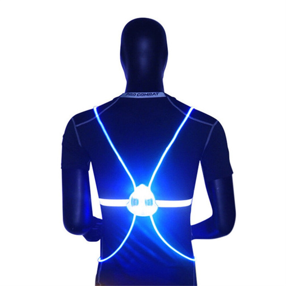 True 360 Degree Illumination Reflective Running Gear, Lightweight Breathable Adjustable Anti-Slip Running Vest For Men Women Kids, Unmatched Safety An 9301476950501