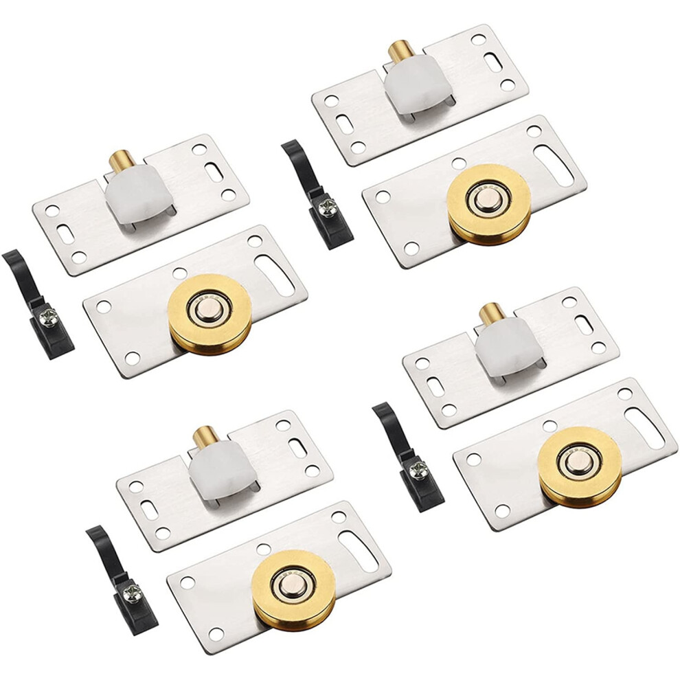 Sliding Door Wheel Pulleys For Cabinet And Wardrobe Systems, Cabinet Pulley Wheel With Brass Bearing Smooth Operation, Universal Wheel For Home 9169997427847
