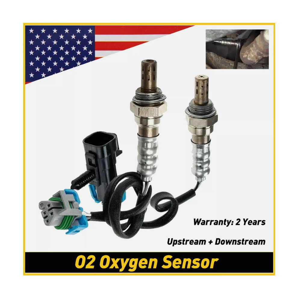 O2 Oxygen Sensor Up+Downstream Solution, Upstream And Downstream O2 Oxygen Sensor, Compatible With Ford, For Enhanced Engine Performance & Emissions 9169997428554