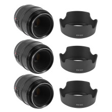 3X Lens Hood Kamera Gegenlichtblende EW-63C EW63C fuer  EF-S 18-55mm F / 3.5-5.6 IS STM