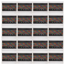 20X Learning to with A Note Sticker for the Fretboard Comb Suitable for Electric Guitar, Acoustic Guitar