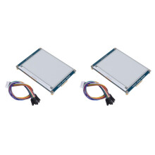 2X Waveshare 4,2 Inch E-Ink Display Module voor Raspberry Pi 4 B E-Paper Module