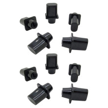10x Tele Cap Tip for Telecaster Top-Hat Tip Black for Tele Guitar Parts