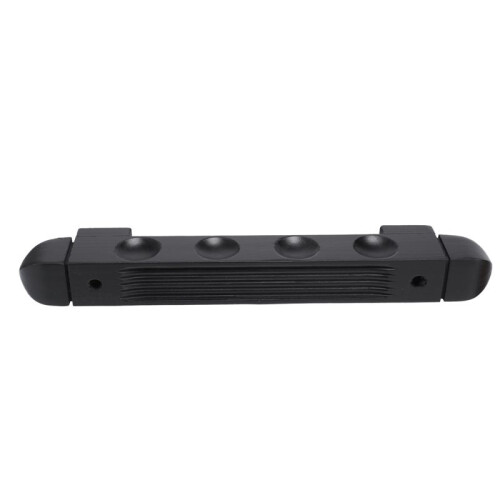 2X 4 Trous Mural en Bois Dur Porte-Queue de Billard Porte-Queue de Billard 6 Clips Support de Support de Billard Accessoires 2