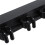 2X 4 Trous Mural en Bois Dur Porte-Queue de Billard Porte-Queue de Billard 6 Clips Support de Support de Billard Accessoires 9