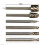 12PCS HSS Rotary Multi Tool Burr Routing Router Bit Mill Cutter Attachment for 6