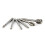 12PCS HSS Rotary Multi Tool Burr Routing Router Bit Mill Cutter Attachment for 2