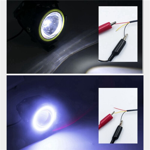 2X E-Bike Light Headlight Input  12V-80V Ebike Handlebar Lamp Electric Scooter LED Front Light 1