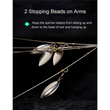 5X Alabama Umbrella Rigs for Bass Stripers Fishing, Freshwater Fishing Swimbait Lures Rig Kit,