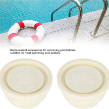4 Uds Suministros para Piscina Escalera Tapón de Goma Escalera Parachoques de Seguridad Accesorio para Piscina