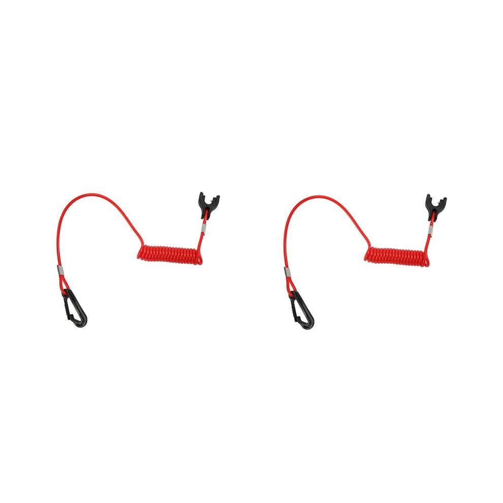 2X Boat Engine Emergency Stop 176288 Safety Kill For Brp Evinrude Johnson Outboard Engines 6032052726793