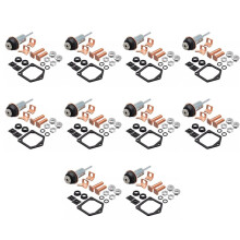 10X Universal Motor Magnet Reparatur Wiederaufbau Kit Plunger Contacts Set für
