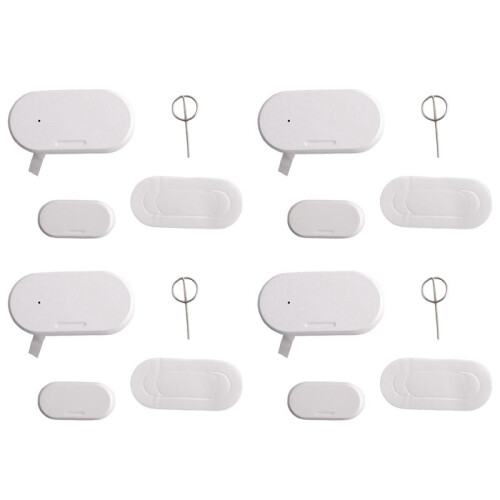 Tuya Zigbee 3.0  Contact Detectors Security Gate Door Window Sensor Transducer  Life Home(4PCS)