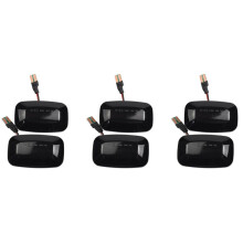 6X Car Dynamic LED Side  Light Turn Signal Light for  Land  70 80 100 Series