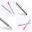 200 Pcs 45 Degree Blade Vinyl Cutter Plotter Cutting Blades for CB09 CB09U Graphtec with Blade Holder Base 6
