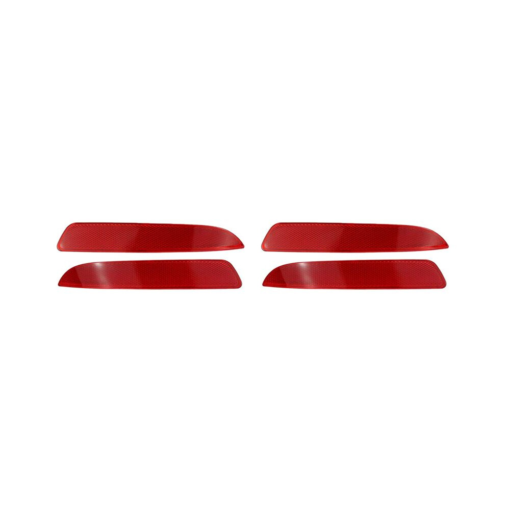 4X Car Rear Bumper Reflector Warning Tail For X5 E70 2007 2008 2009 63217158949 63217158950 Light 6132025462984