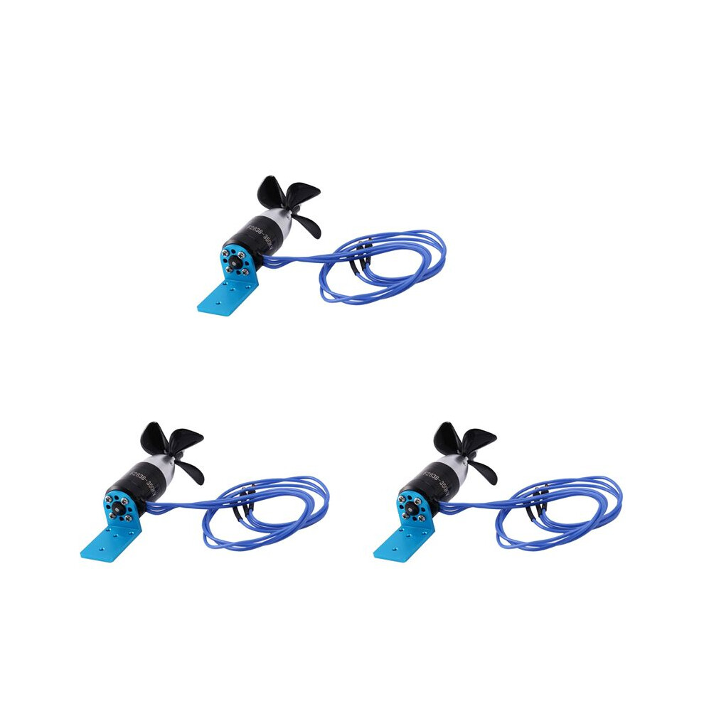 3X Ipx8 Underwater Thruster 2838 350Kv 2.4Kg Thrust Brushless Motor With 55Mm 60Mm Propeller For Rov Rc Boats Cw 6032052707099