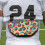 Football backplate, back protector, professional football, back protector, hard outer shell, back protector, lower back cushion sunflower 2