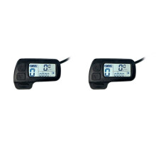2X Elektrisk Cykeldisplay KT-LCD11 5-Stiftsskärm med Vattentät Pluggdrivning Motorkonvertering Tillbehör Till Elcykel