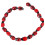 60Pcs Ladybug Lampwork Glass Spacer Beads Red 15X10mm 6