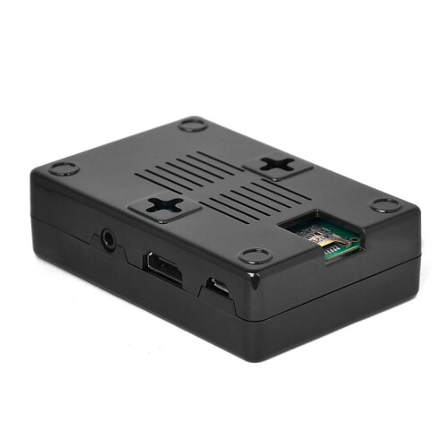 4X pour Raspberry Pi 3 modèle B, étui de protection Raspberry Pi 3 modèle B non inclus (noir) 1