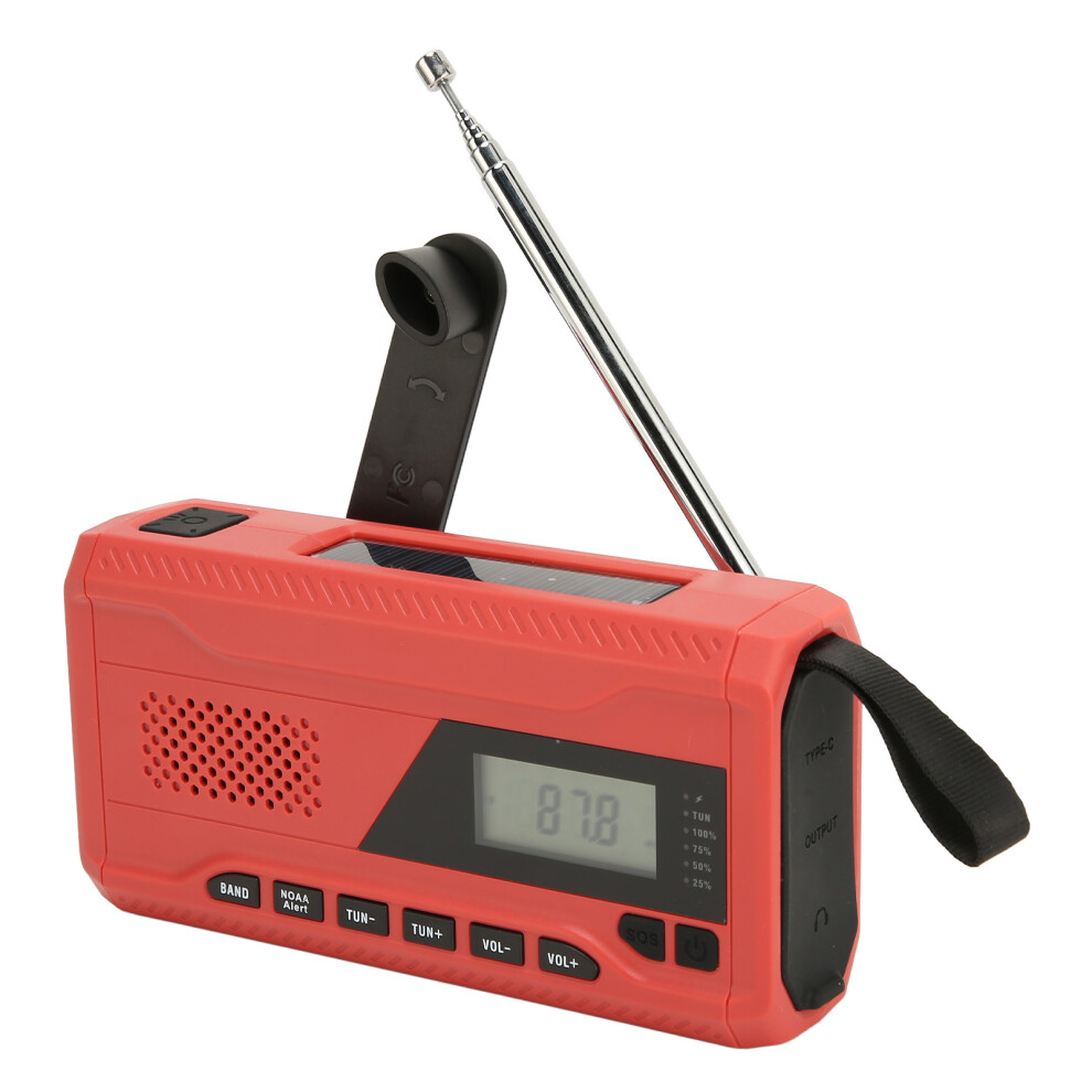 Family Emergency Solar Radio Fm Am Wb Hand Crank Portable For Outdoor Survival 9421372945613