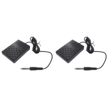 2 Stücke 3,5-mm-Schnittstelle, Kompaktes Sustain-Pedal, Universelles Einzelpedal für Klavier, Elektronische Tastatur, Elektronisches, Faltbares