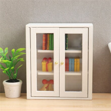 2X 1:12 Puppenhaus Miniatur Weiß Wandschrank Hängeschrank Organizer Schrank Puppenhaus Möbel Dekor Spielzeug