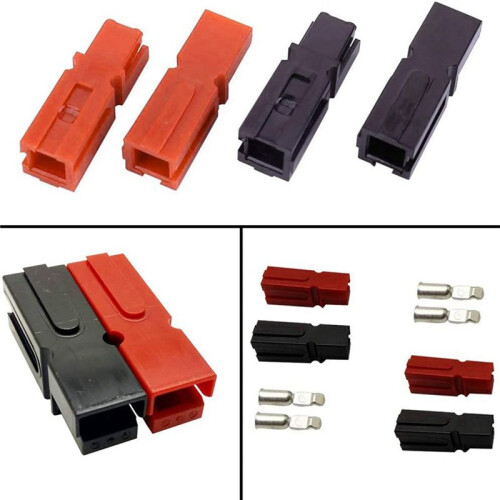 20 Pair 30A 600V Power Connectors Accessories with Insulation Cover for Anderson Powerpole Interlocking Plug Terminals 2