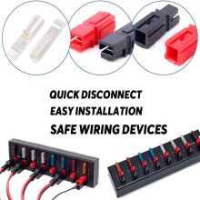 20 Paar 30A 600V Voedingsconnectoren Accessoires met Isolatie Cover voor Anderson Powerpole Interlocking Plug Terminals