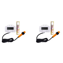 2X 5-Cijferig Elektronisch Digitaal Display Teller Nabijheid Industriële Magnetische Sensorschakelaar Ponsteller Inductiemeter B