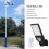 Solar Panel Wall Light with Remote, IP64 Waterproof, COB LEDs, 3.69W 8