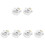 For  Nest WiFi Pro Wall Mounting Bracket Intelligent Speaker Wall Storage Bracket Base, 6 PCS 1