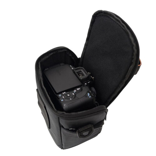 2X Camera Bag Triangle Camera Case Shoulder Case Digital Camera Bag for DSLR SLR Camera 2
