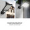 Solar Panel Wall Light with Remote, IP64 Waterproof, COB LEDs, 3.69W 4