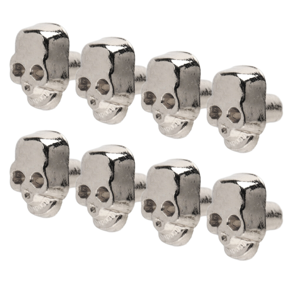 200 Sets Gothic Skull Rivets For Shoes Clothing Bags Silver 7X5mm 8431372945712